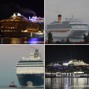 Cruise ships at Piraeus