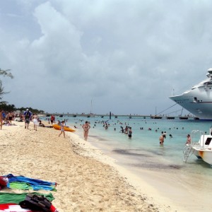 The beach on Grand Turk