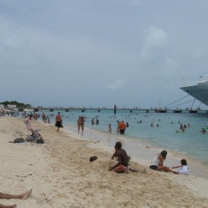 The beach on Grand Turk