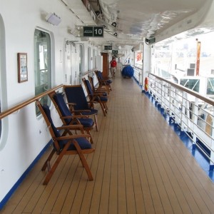 Outside walkway - Promenade deck