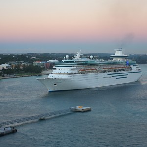 Majesty of the Seas arriving