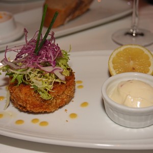 Crab and Shrimp Cake at Chops Grille