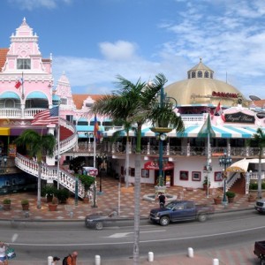 shopping center near the dock in Aruba