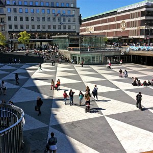 Sergel's Square in Stockholm