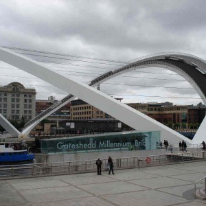 The tilting Millennium Bridge