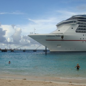 Carnival Pride docked in Grand Turk