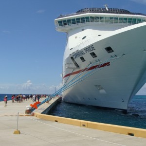 Carnival Pride docked in Grand Turk