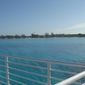 Approaching Half Moon Cay