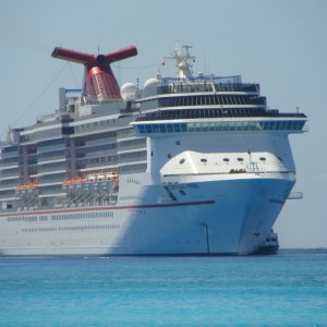 Carnival Pride Anchored off of HMC