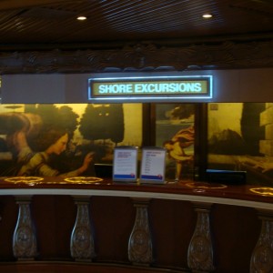 Shore Excursion Desk - Deck 2 Midship