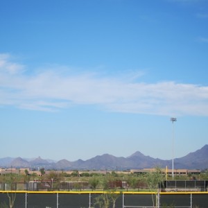 West from the Ball Park  Camel Back Mtn