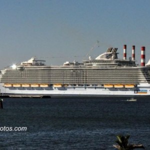 Oasis Of The Seas Arriving At Port Everglades