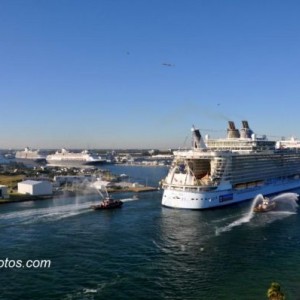 Oasis Of The Seas Aerial Photo