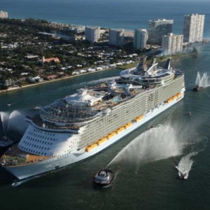 Oasis Of The Seas Aerial Photo