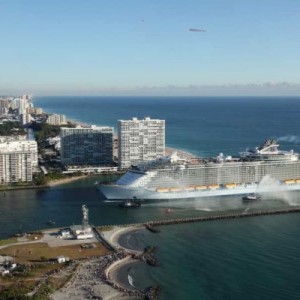 Oasis Of The Seas Aerial Photo