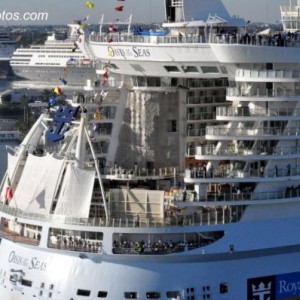 Oasis Of The Seas Aerial Photo