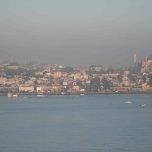 Blue Mosque(l) and Hagia Sophia(r). Istanbul