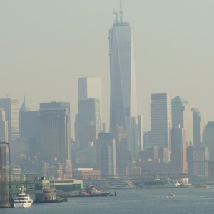 Approaching Lower Manhattan