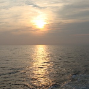 First Sunset of the Cruise