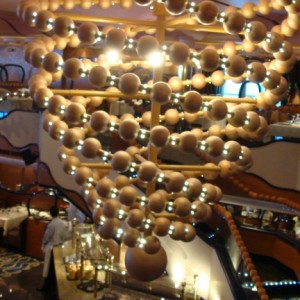 The Gold Pearl Restaurant Chandelier