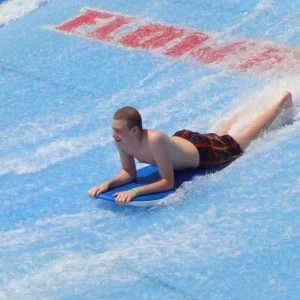 Ryan on the Flowrider