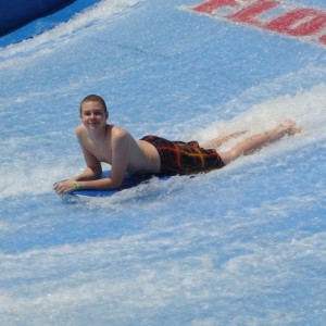 Ryan on the Flowrider