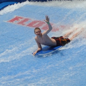 Ryan on the Flowrider