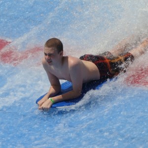 Ryan on the Flowrider