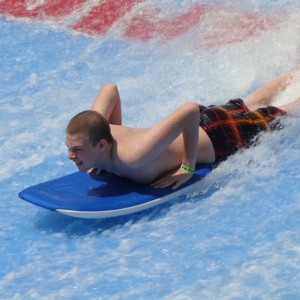 Ryan on the Flowrider