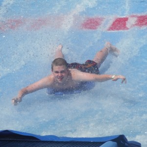 Ryan on the Flowrider