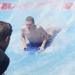 Ryan on the Flowrider