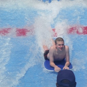 Ryan on the Flowrider