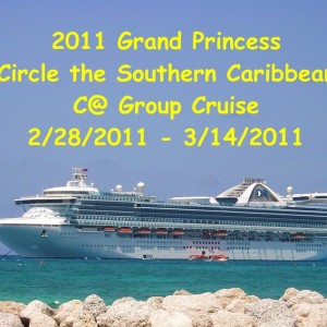 2011 Grand Princess Circle the Southern Caribbean Folder Cover Photo