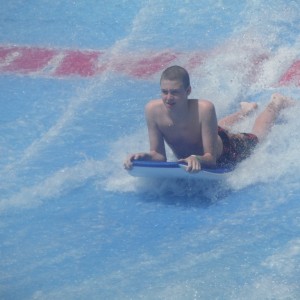 Ryan on the Flowrider