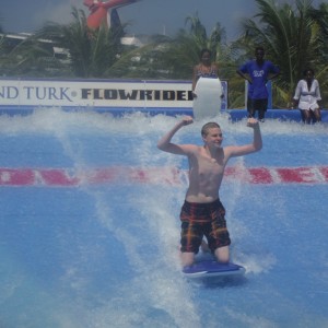 Ryan on the Flowrider