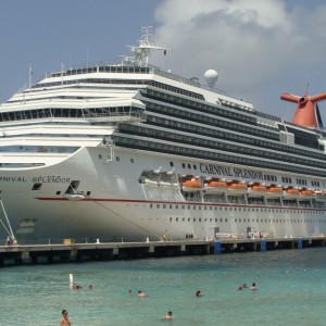 Carnival Splendor docked in Grand Turk