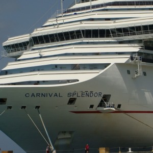 Carnival Splendor docked in Grand Turk