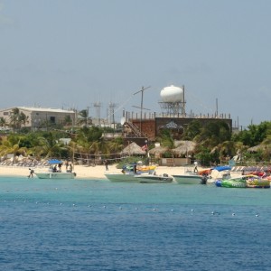 Looking down beach towards Jacks Shack