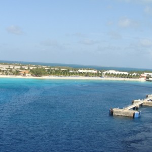 Backing away from the pier