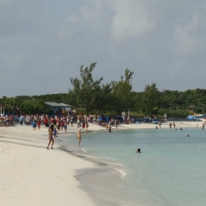 Beach view towards the entrance