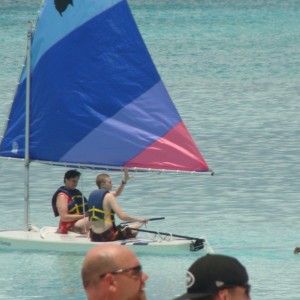 Patti and Ryan go sailing