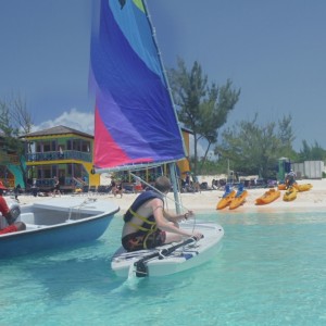 Patti and Ryan go sailing