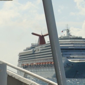 Approaching the Carnival Splendor