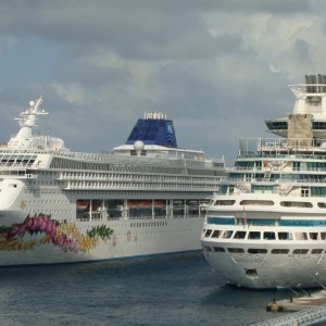 Norwegian Sky  & Majesty of the Seas in Nassau