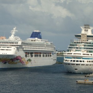 Norwegian Sky  & Majesty of the Seas in Nassau