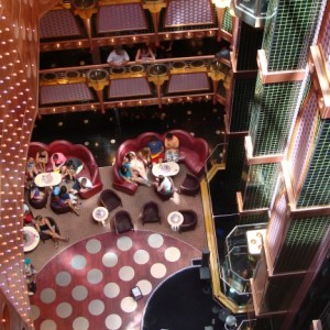 Looking down to the Lobby