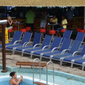 Lido Pool Bar - starboard side