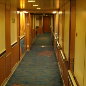 Hallway to cabin