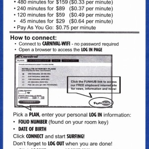 Internet rates and info