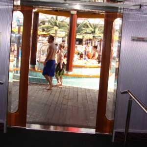 Doorway to the Lido Pool area